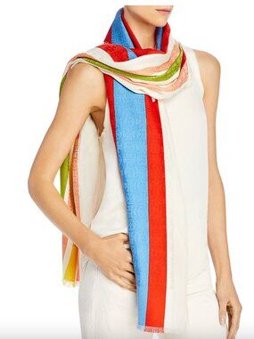 Tory Burch Striped Scarf